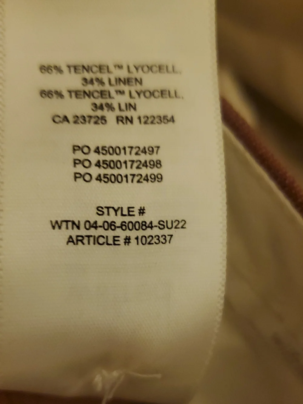 NWOT Wilfred Aritzia The Effortless Pant Cropped Cruise Linen Blend Sz 6